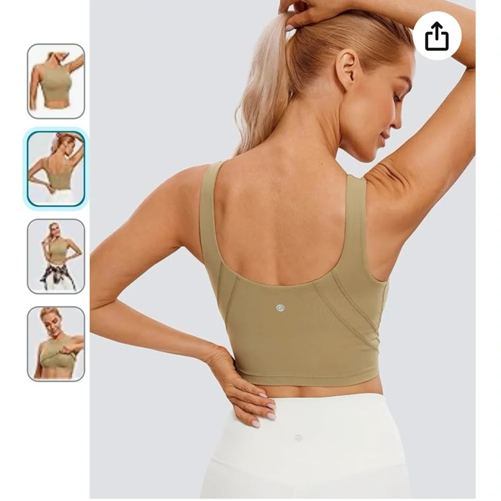CRZ YOGA High Neck Tank Top Cropped Size S (4/6) - Picture 2 of 7